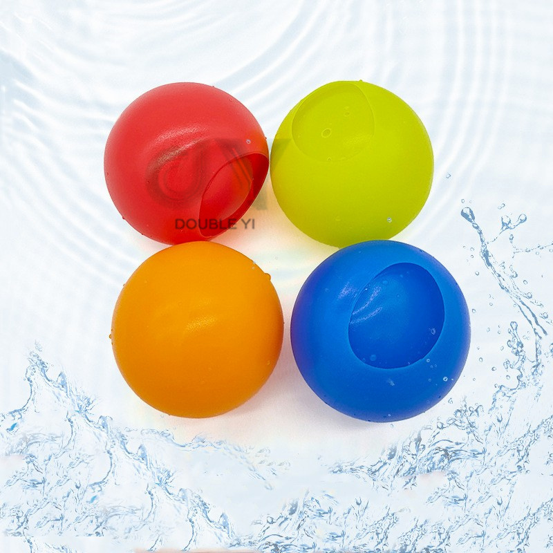 Custom Silicone Beach Splashing Battle Toy Water Polo Water Bomb Reusable Water Bomb Toy