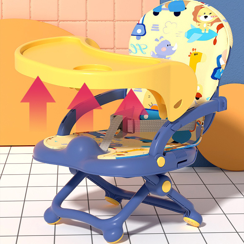 New arrival Factory High quality 0-6 years old Plastic folding kids toddler dining stool Children eating Dining Chair with table