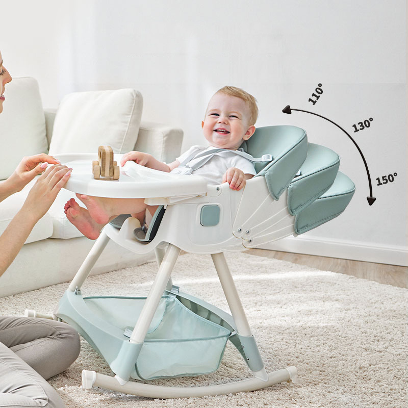 3 in 1 Multifunctional High Chair Children Safety Baby Dining Chair adjustable Toddler feeding  high chair