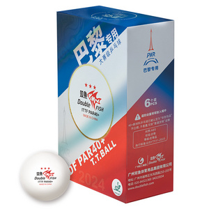 Paris Double Fish ABS Material 3 star  Ping Pong Balls 40mm V40+ Durable Table Tennis Balls with ITTF Approve