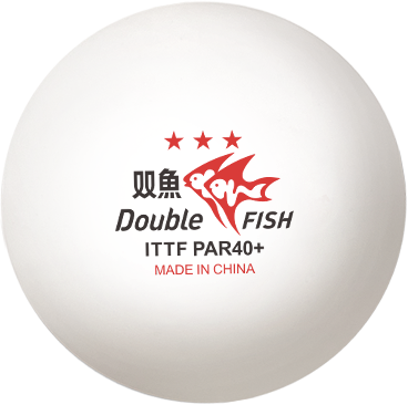 Paris Double Fish ABS Material 3 star  Ping Pong Balls 40mm V40+ Durable Table Tennis Balls with ITTF Approve