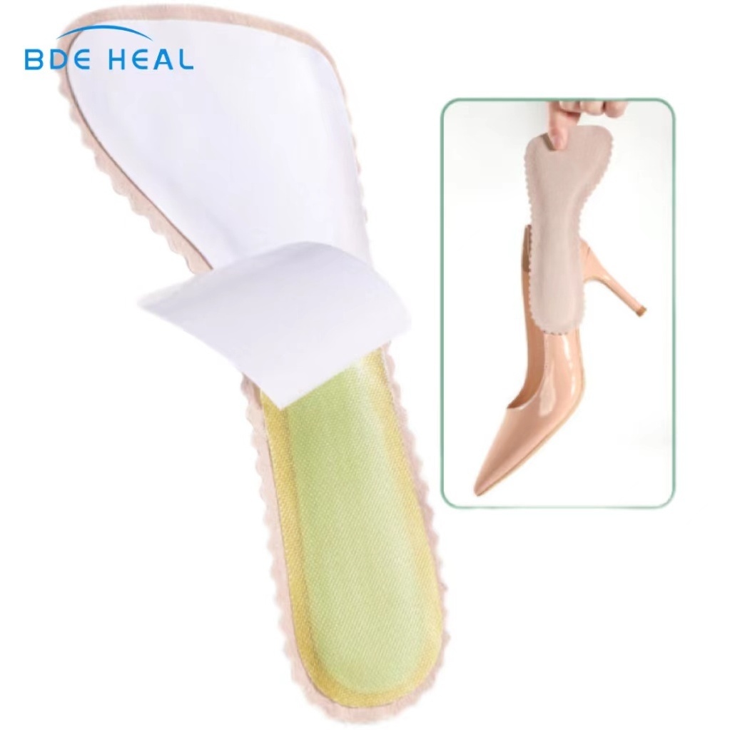 Sandals insole female summer breathable sweat anti-odor high heels pad non-slip seven cushion self-adhesive thin models