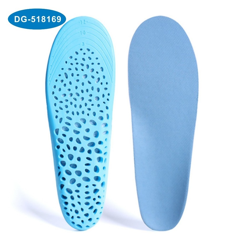 honeycomb breathable cuttable silicon  PU foam free cut bamboo charcoal shock absorb high bounce sport insole  inserts