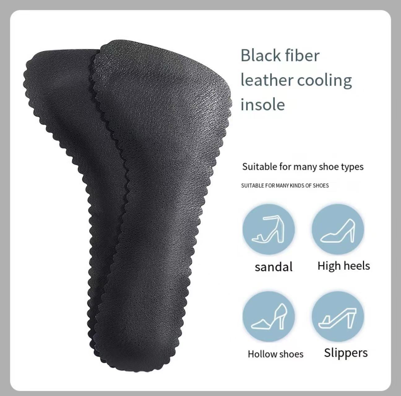 Sandals insole female summer breathable sweat anti-odor high heels pad non-slip seven cushion self-adhesive thin models