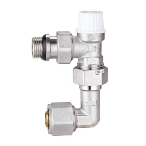 Pex Al Pex Pipe Angled Thermostatic Radiator Valves