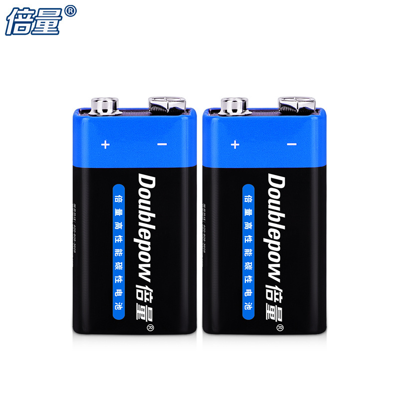 Bulk 9V Carbon Zinc Primary Batteries 006P 9V 6F22 Equivalent for Toys Consumer Electronics Home Appliances Power Tools