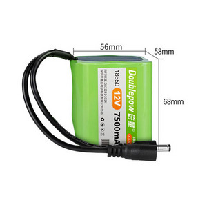 Customizable 12V 7500mAh 3S3P 18650 Deep Cycle Battery Pack Rechargeable DC Connector Power Tools Golf Consumer Electronics