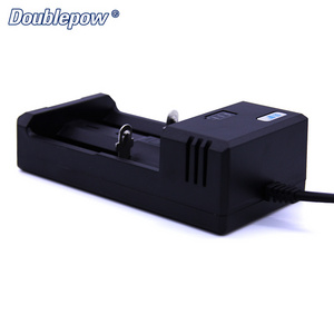 Doublepow K65 Battery Charger 5W QC3.0 2 Slots for 3.7V 18650 26650 26500 Rechargeable Li-ion Battery OCP Protection