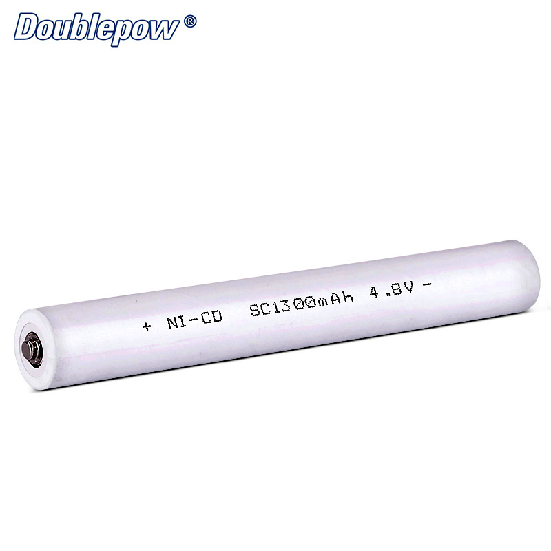 New SC1300 NICD C size 1300mAh rechargeable battery 4.8V nicd cell battery for Special LED flashlight