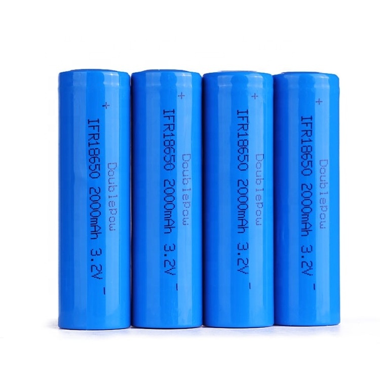 Full Capacity Storage Battery 2000mah 18650 lifepo4 cylindrical battery for ev lifepo4 battery pack