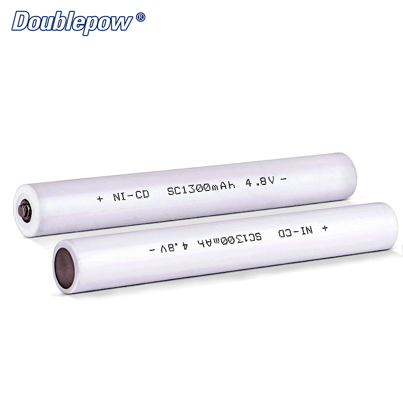 New SC1300 NICD C size 1300mAh rechargeable battery 4.8V nicd cell battery for Special LED flashlight