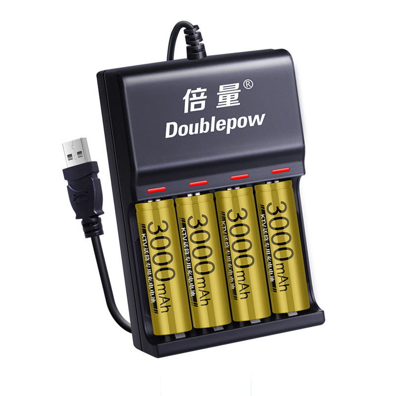 Doublepow UK83 USB LED Intelligent Rapid Charger for 1.2V AA/AAA Ni-MH/Ni-CD Rechargeable Battery