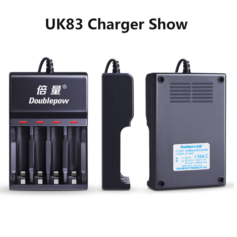 Doublepow UK83 USB LED Intelligent Rapid Charger for 1.2V AA/AAA Ni-MH/Ni-CD Rechargeable Battery