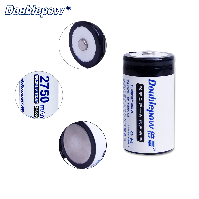 Doublepow 1.2V 2750mAh Ni-CD Rechargeable Battery Long-Lasting for Power Tools Toys Consumer Electronics and Boats