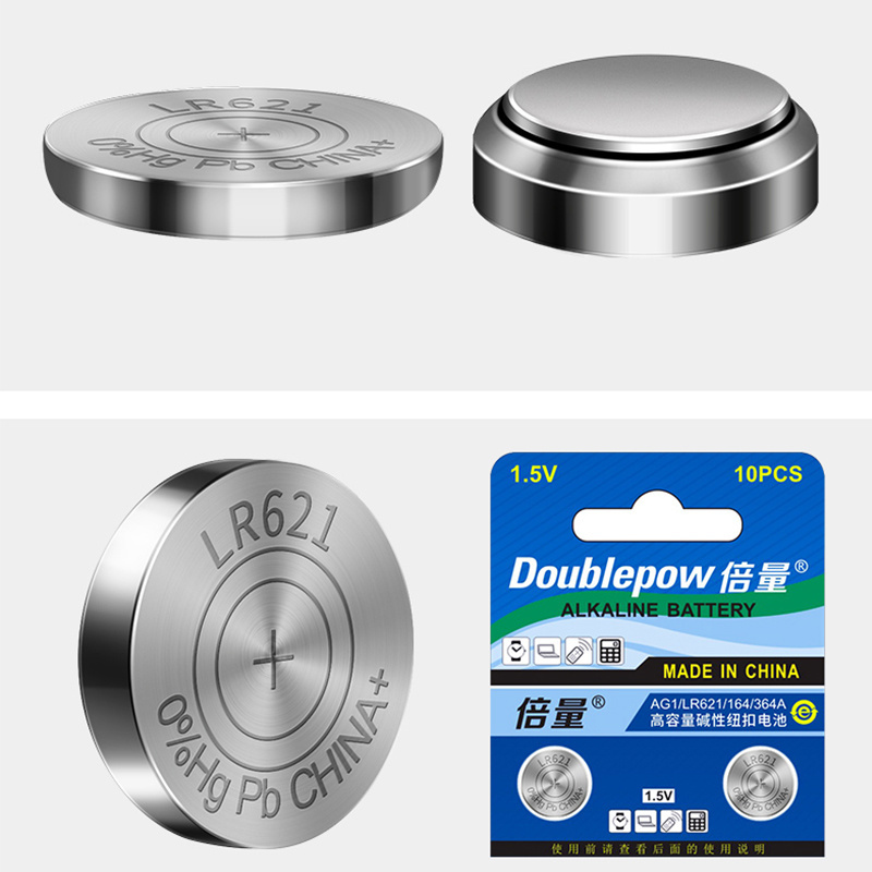 Doublepow size AG1 AG3 AG4 AG6 AG7 Ag10 AG13 LR 1.5v AG Alkaline Button Cell Battery