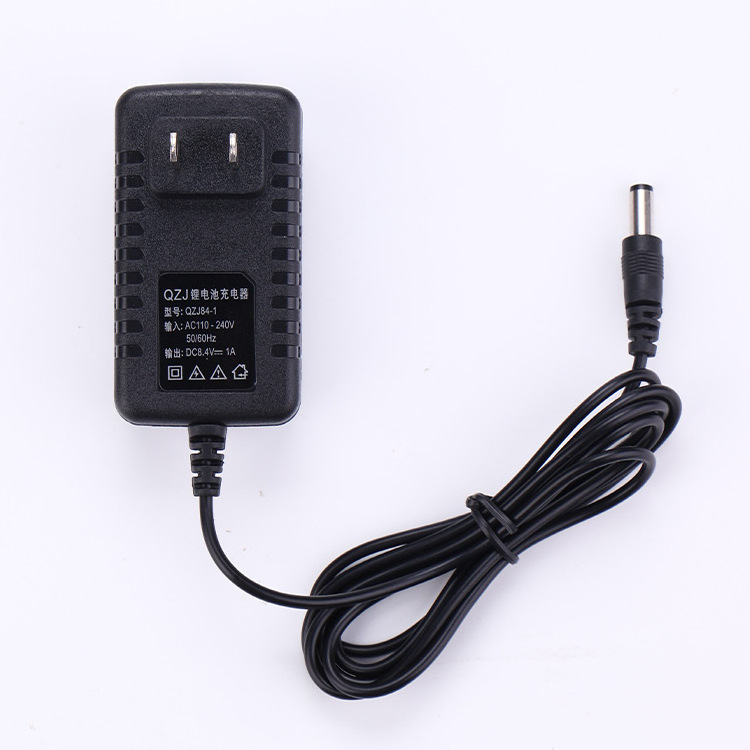 8.4V 1000mA Wall Mount Lithium-Ion Battery Chargers AC DC Power Adapter 8.4V 1A Charging Unit for Warm Shoes