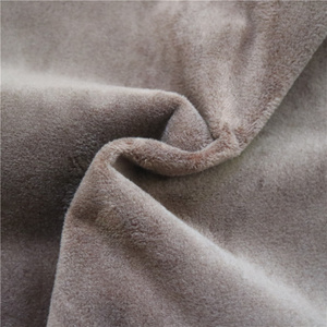 100% polyester suede fabric velvet synthetic leather suede bonded faux fur fabric