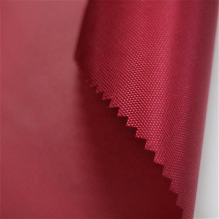 High quality 100% Polyester 600 D imitation nylon PVC coated Oxford fabric for purse