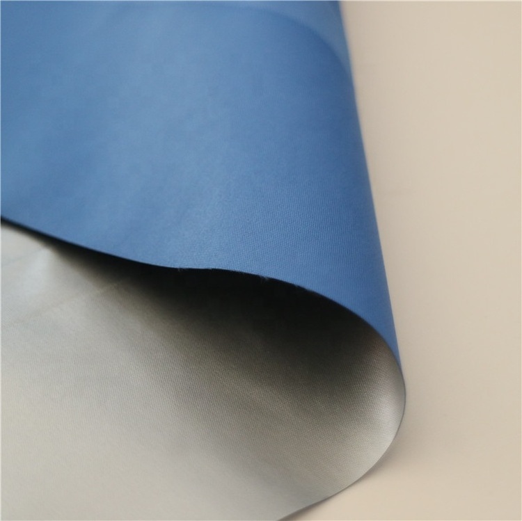 260T 100% polyester pongee full shading silver coated waterproof fabric for Umbrella