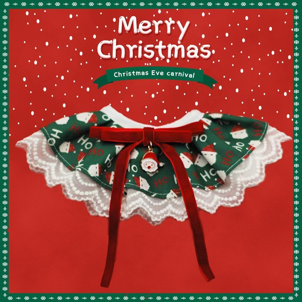 Christmas Pet Bandana Scarf Custom Dog Christmas Bandanas