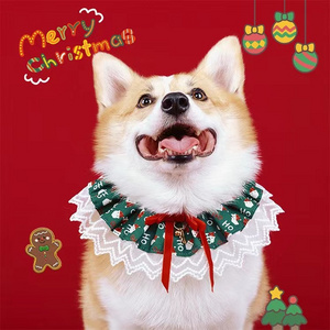 Christmas Pet Bandana Scarf Custom Dog Christmas Bandanas