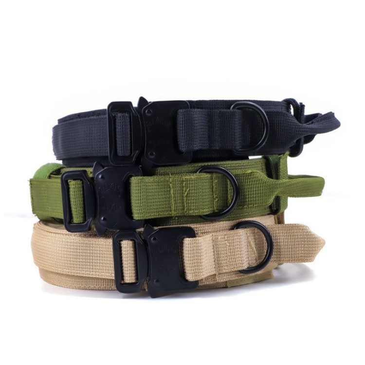 collares para mascotas Tactical Camo Dog Pet Training Collar Dog Leash And Collar Dog Tactico Para Perro