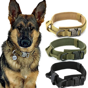 collares para mascotas Tactical Camo Dog Pet Training Collar Dog Leash And Collar Dog Tactico Para Perro