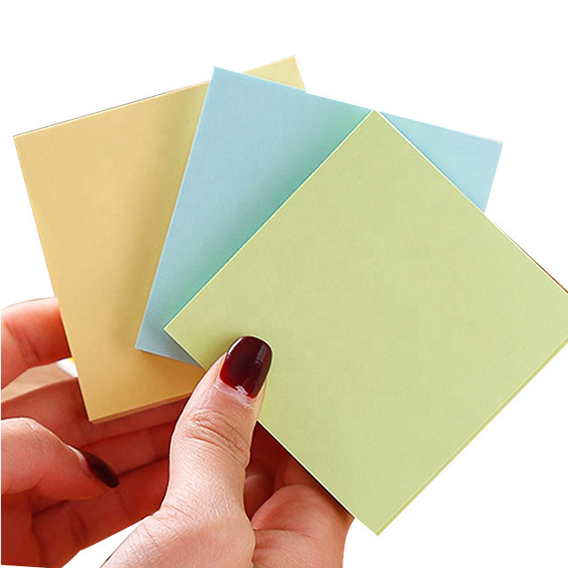 Sticky note adhesive glue