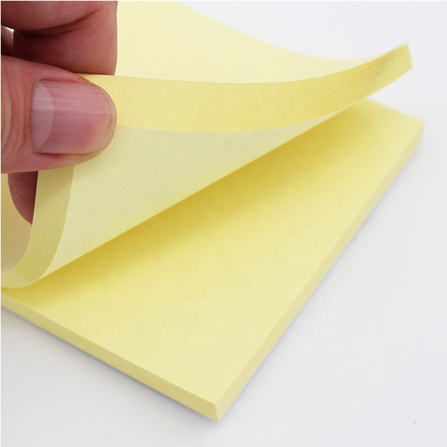 Sticky note adhesive glue