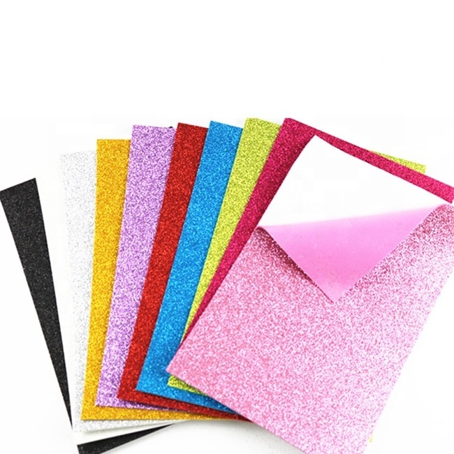 best price thin 1 5mm eva foam a4 sheet eva glitter foam sheet