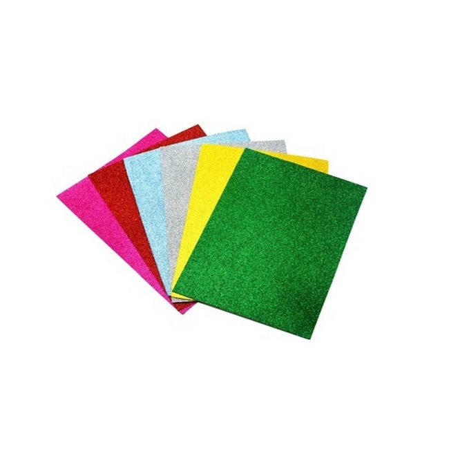 best price thin 1 5mm eva foam a4 sheet eva glitter foam sheet