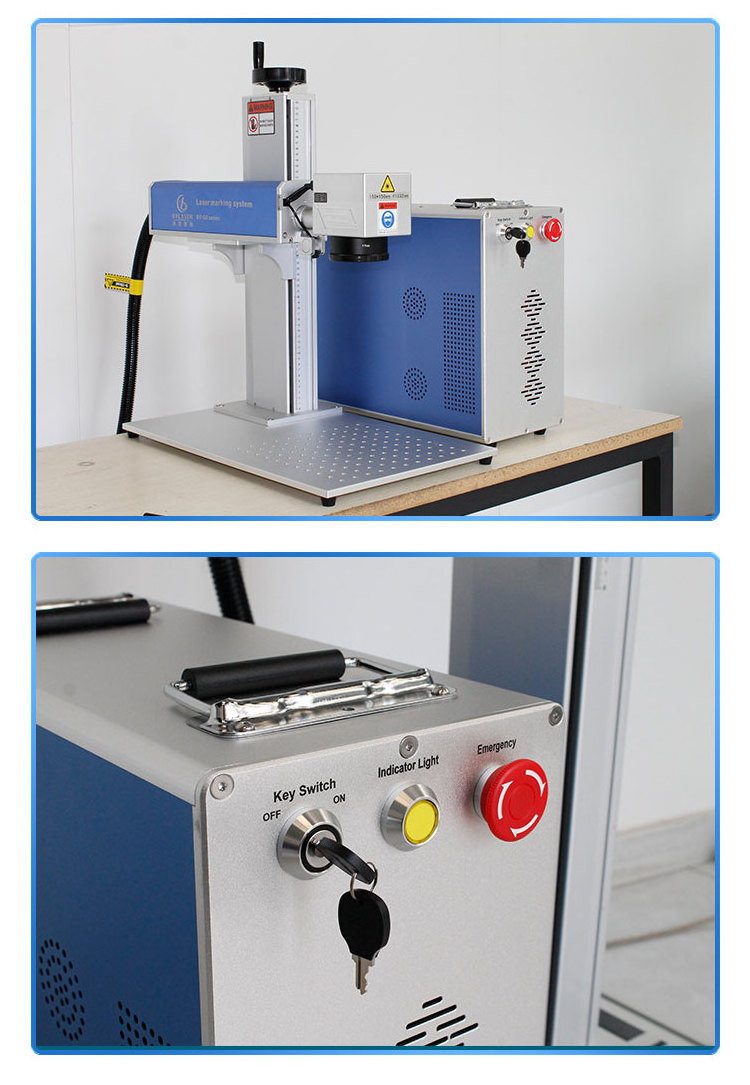 Factory price fiber laser marking machine 20w 30w 50w 100w metal 3d printer machine that prints laser marker for steel nonmetal