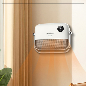 Portable Customized Handy Ceramic Space Heater Mini Fan Wall Mounted Electric Heater 26/1000W/2000W OEM PTC remote/knob control