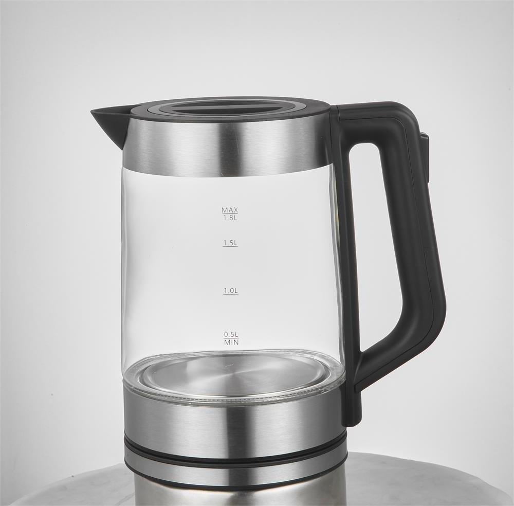 Hot 1.8L Hotel Tea and Coffee Tray With Kettle Water Boiler Electric Kettle Timemore Kettle with LED Light