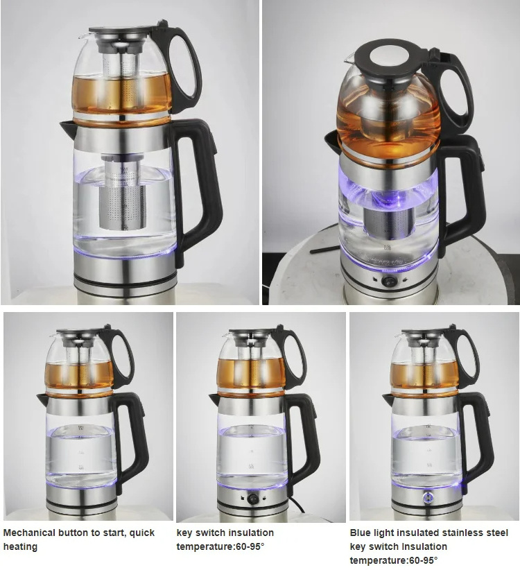 New design Home Appliances portable mini electric kettle electric tea kettle and pot With Adjustable Temperature