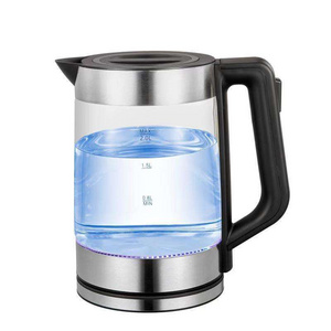 Hot 1.8L Hotel Tea and Coffee Tray With Kettle Water Boiler Electric Kettle Timemore Kettle with LED Light