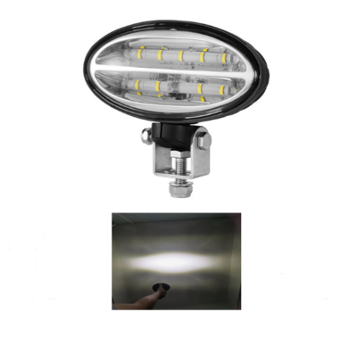 Agri equipment spot lighting 12v farming tractor working lamp 6.7 Inch oval LED work lights fit John Deere Power Green tractors