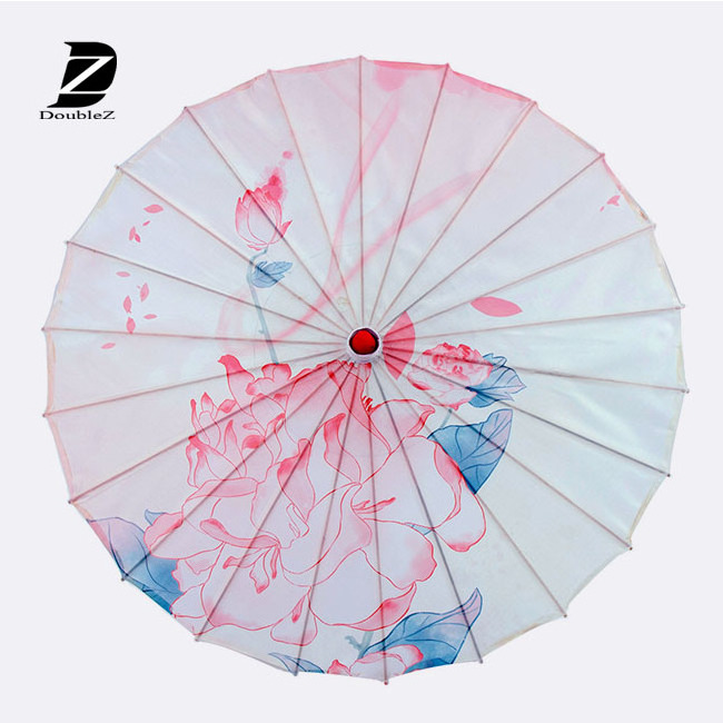 Custom made logo Chinese paper umbrella oil paper umbrella