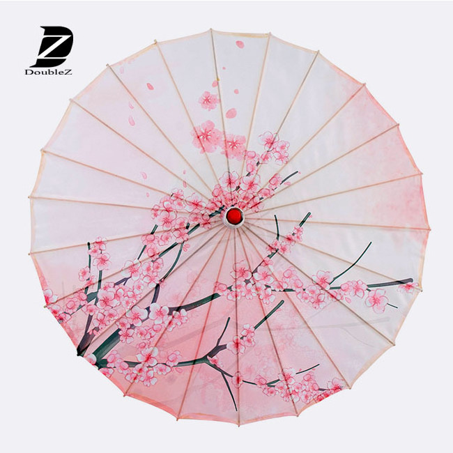 paper parasol oil paper china old wooden bamboo umbrella