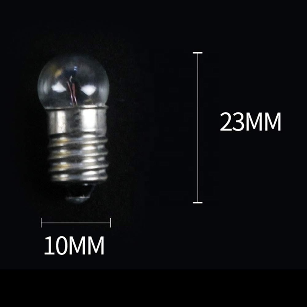 E10 Screw Light Bulb 1.5v0.3a 10mm Small Bulb FOR Physical Science Electrical Laboratory Equipment