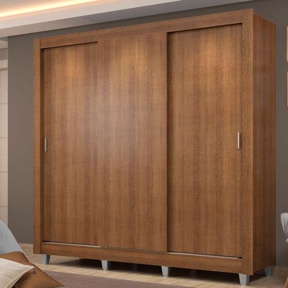 Customized armoire modern Cherry Wood and economical solid wood wardrobe for bedroom furniture