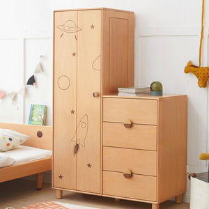 Solid wood cheap waterproof portable baby foldable wardrobe closet design