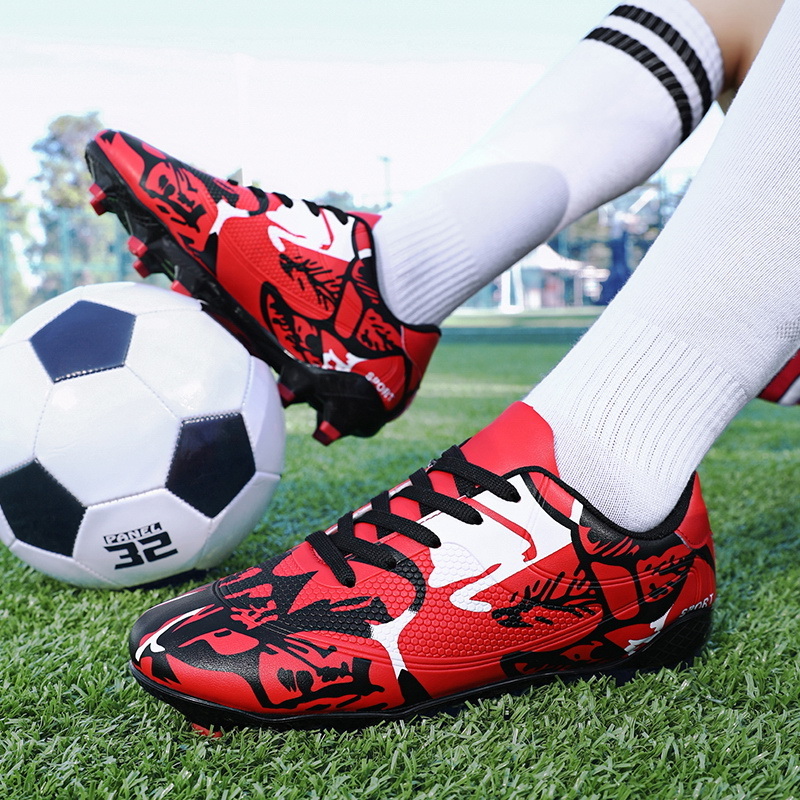 Factory Wholesale Tpu Soccer Shoe Football Boots Kids Boy Girl Sneakers Cleats Training Outdoor Football Shoes