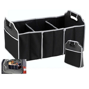 Collapsible Waterproof Multi Compartments Car Storage Organizer Car Trunk Organizer