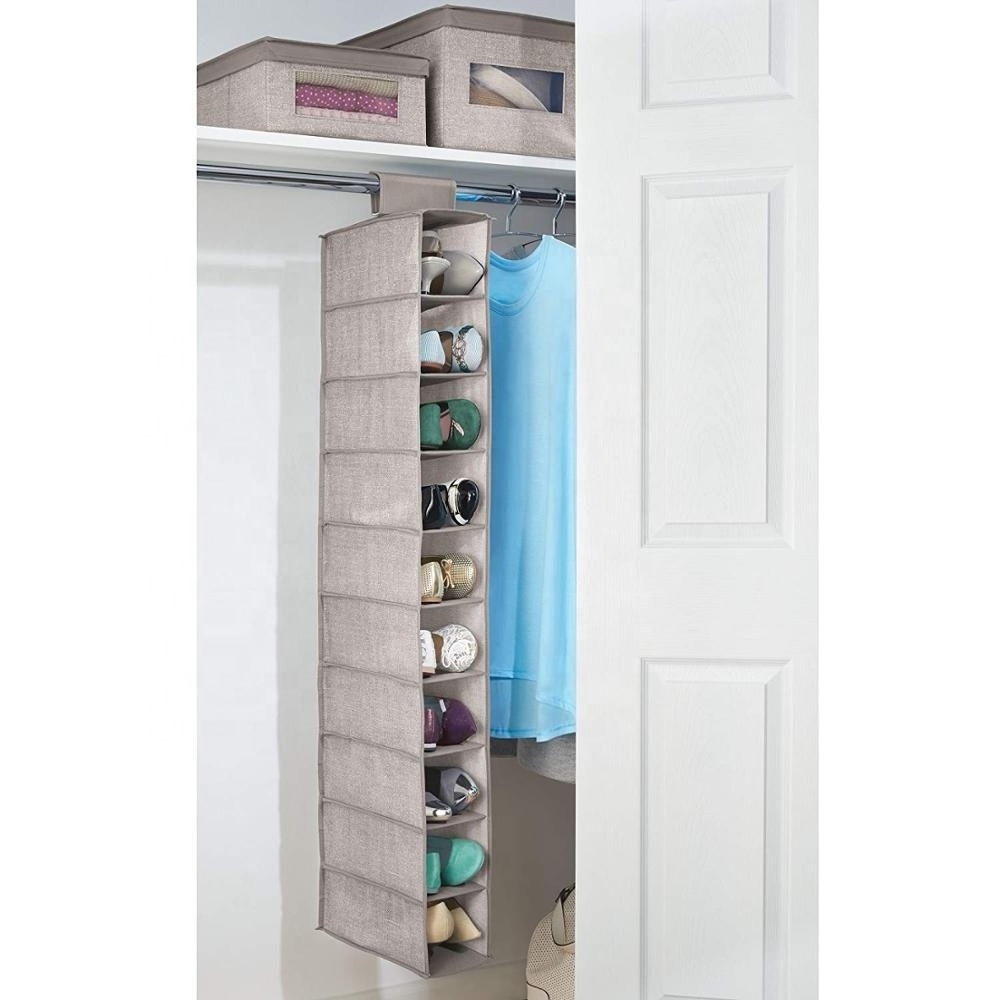 Wall Organizer 10 Shelves Over The Door Storage Shoe Hanging Storage Bag Organizer