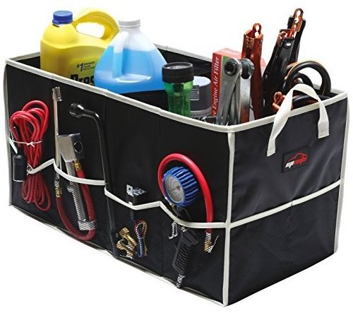 Collapsible Waterproof Multi Compartments Car Storage Organizer Car Trunk Organizer