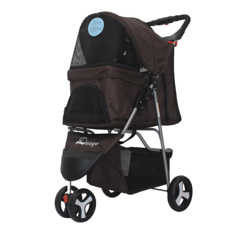 RTS Luxury pet stroller travel 3 wheel and 4 wheel  dog strollers small dogs pet stroller for dogs