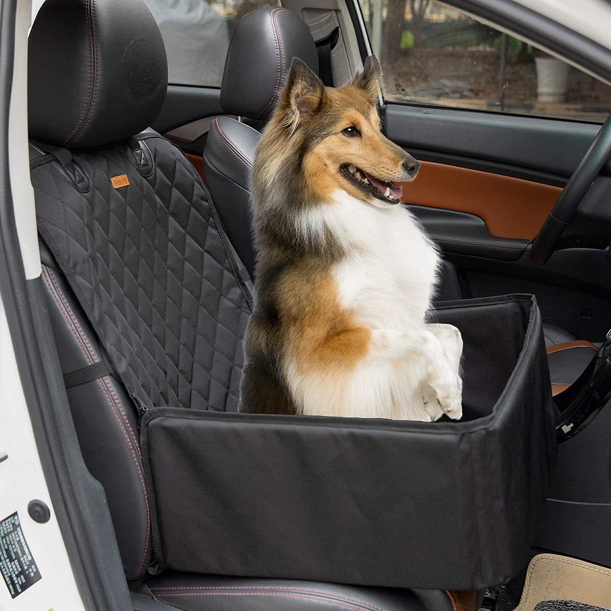 RTS High Quality Dog Car Seats With Belt Pet Dog Cars Front Travel Pet Seat Cover