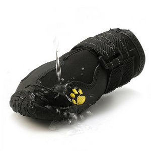 RTS Wholesale Dog Snow Boots Dog Waterproof Shoes With Reflective Stripes Rugged Anti-Slip Sole Converse Dog Waterproof Shoes