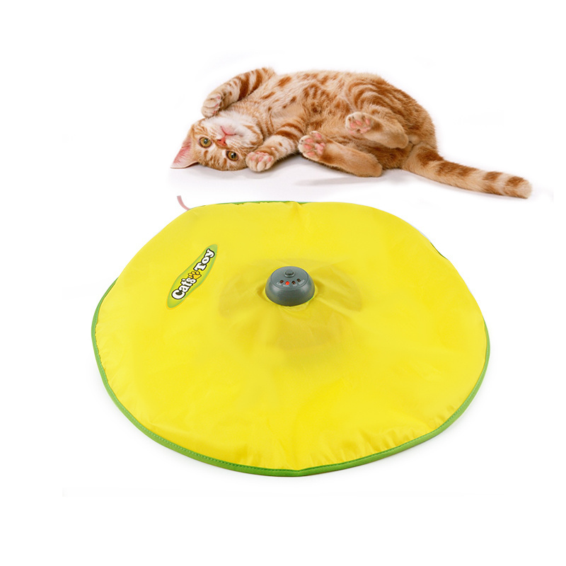 2020 DOUGEZ New design hot selling Fabric Moving undercover Mouse Cat Toy Electric Cat Toy